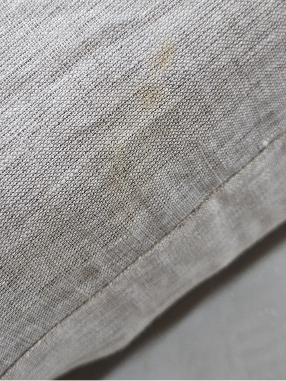 NWT QUINCE European Linen Duvet Cover King/Cal King Natural Chambray 0555
